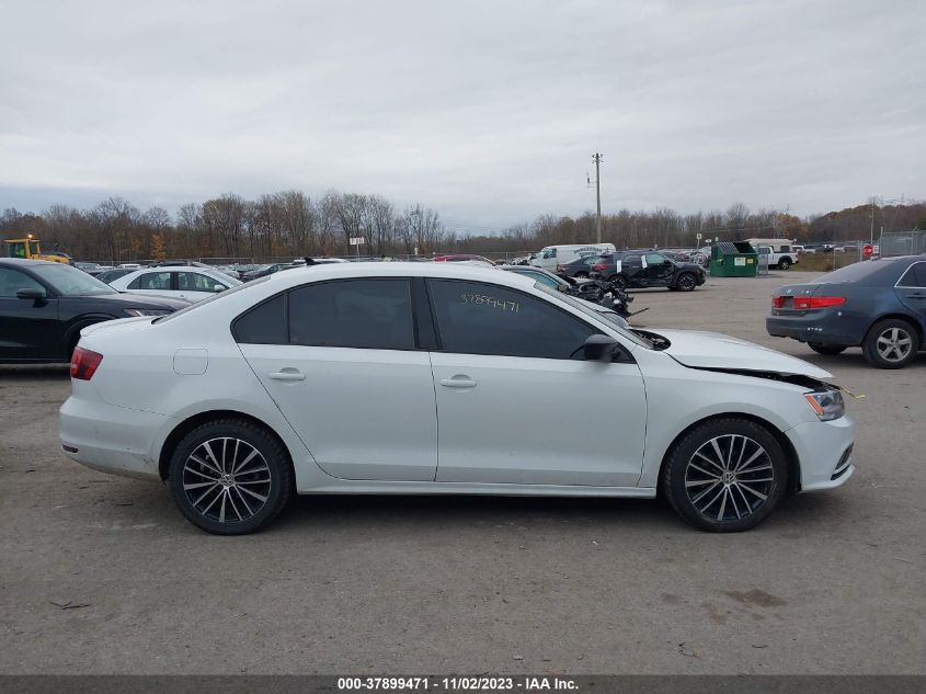 2016 Volkswagen Jetta Sedan 1.8T Sport VIN: 3VWD17AJ0GM278321 Lot: 37899471