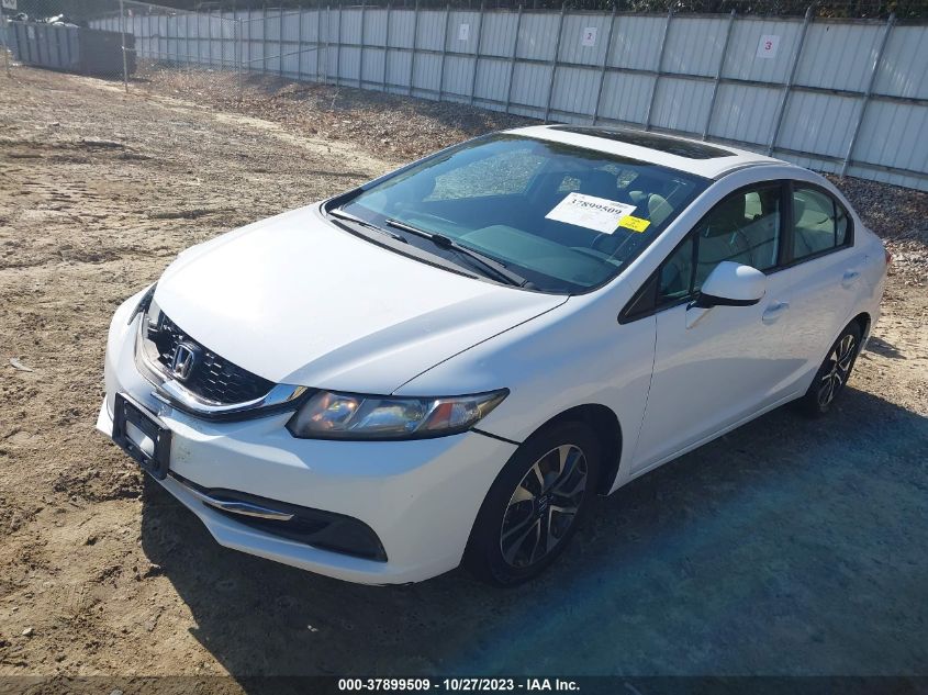 2013 Honda Civic Sdn Ex VIN: 19XFB2F81DE247165 Lot: 37899509