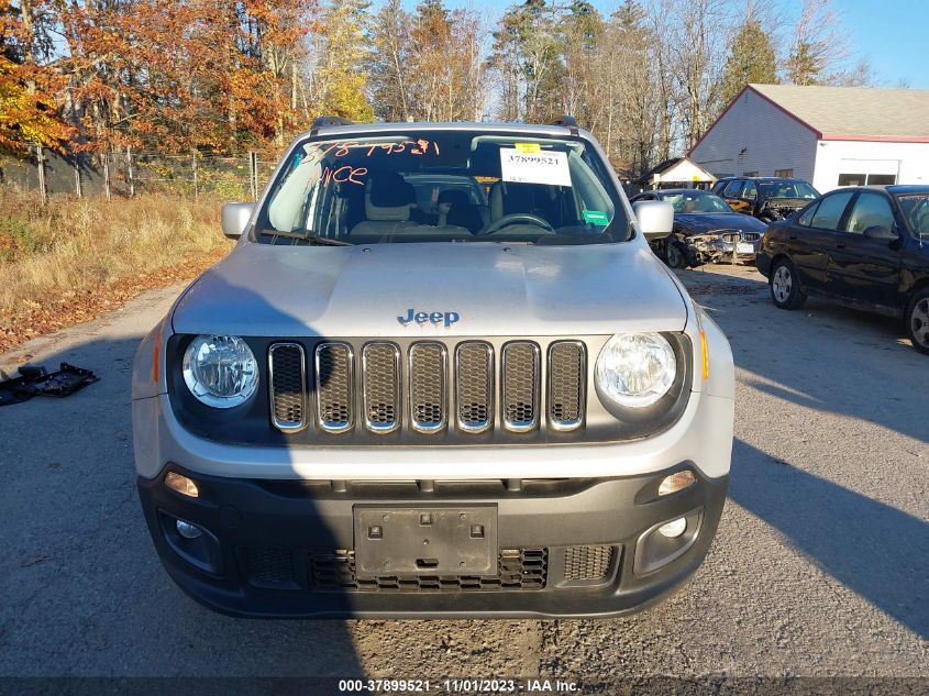 2017 Jeep Renegade Latitude 4X4 VIN: ZACCJBBB0HPG50845 Lot: 37899521