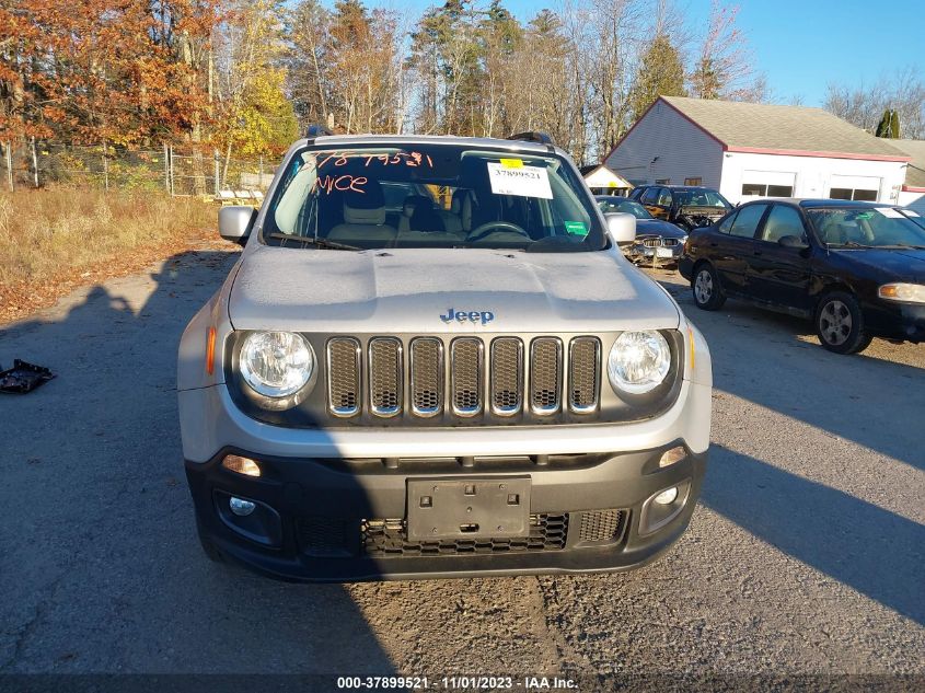 2017 Jeep Renegade Latitude 4X4 VIN: ZACCJBBB0HPG50845 Lot: 37899521