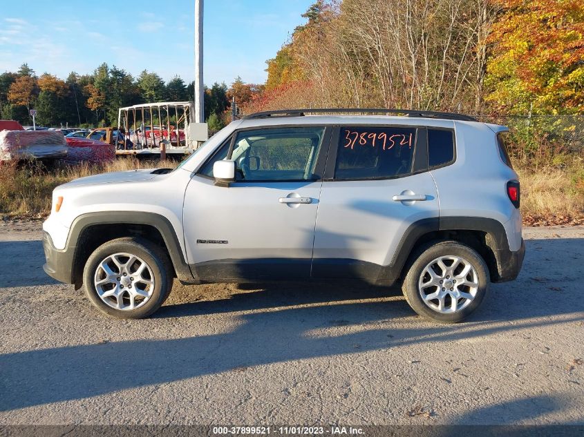 2017 Jeep Renegade Latitude 4X4 VIN: ZACCJBBB0HPG50845 Lot: 37899521