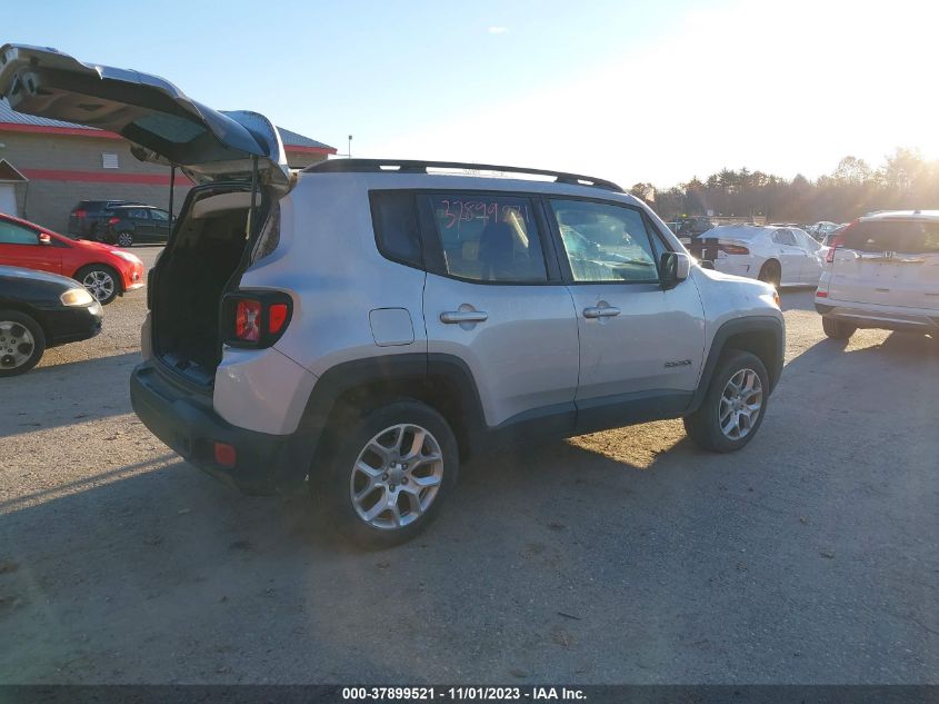 2017 Jeep Renegade Latitude 4X4 VIN: ZACCJBBB0HPG50845 Lot: 37899521