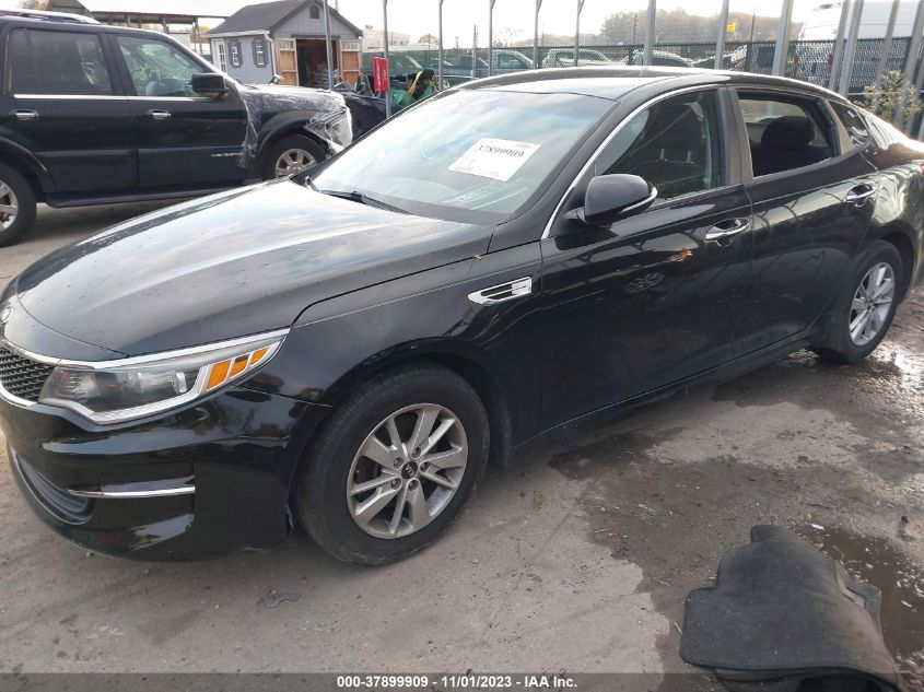 2016 Kia Optima Lx VIN: 5XXGT4L37GG020113 Lot: 37899909