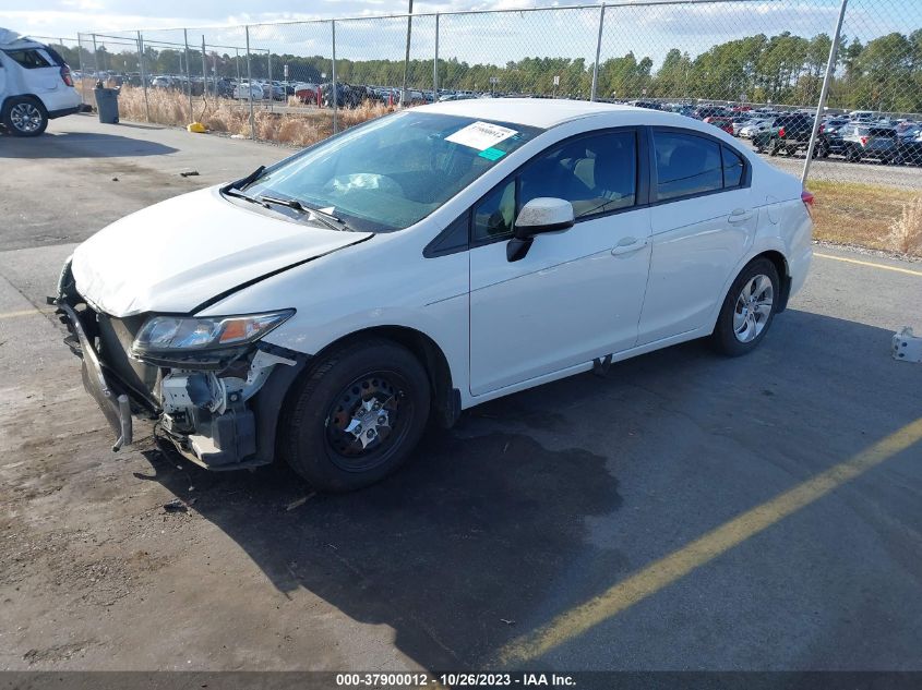 2013 Honda Civic Sdn Lx VIN: 2HGFB2F59DH561495 Lot: 37900012