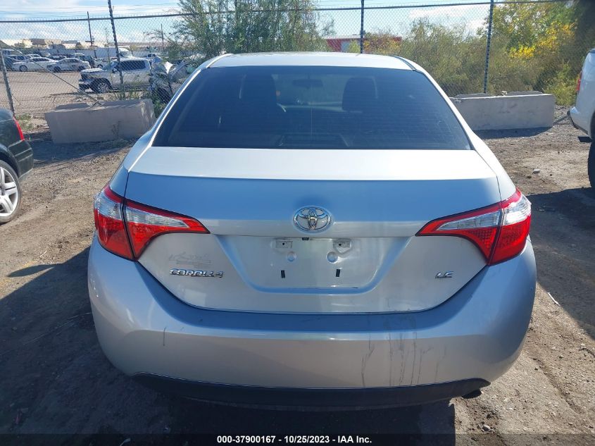 2015 Toyota Corolla Le VIN: 5YFBURHE2FP227769 Lot: 37900167