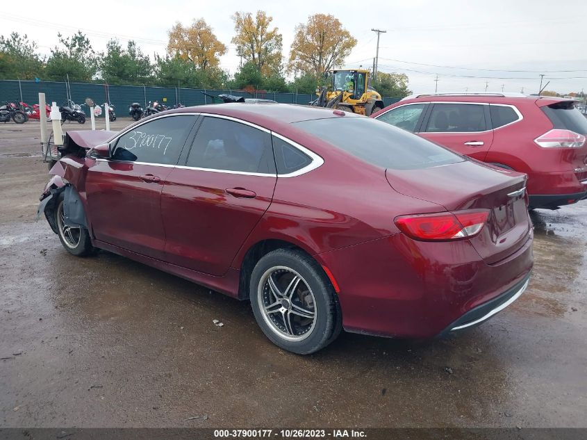 2015 Chrysler 200 Limited VIN: 1C3CCCAB0FN708092 Lot: 37900177