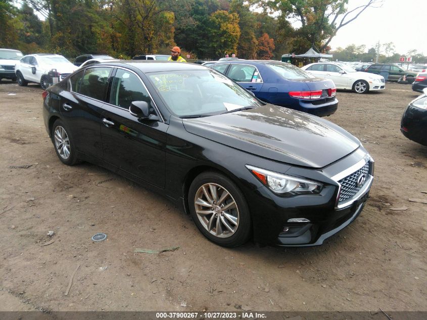 2021 Infiniti Q50 3.0T Pure VIN: JN1EV7AR4MM751956 Lot: 37900267