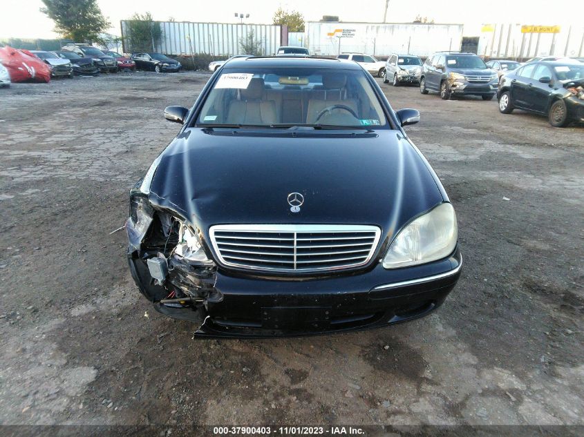 2001 Mercedes-Benz S-Class VIN: WDBNG75J91A139954 Lot: 37900403