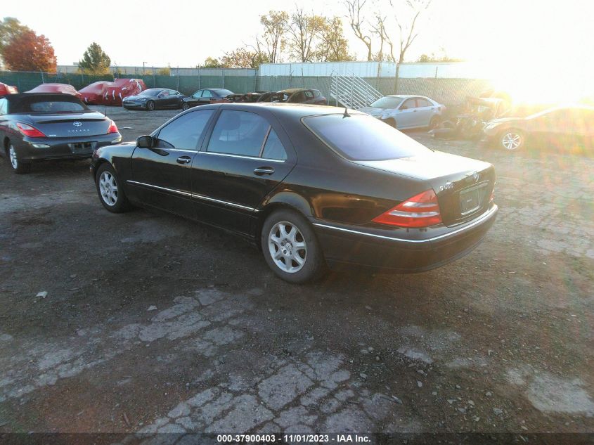 2001 Mercedes-Benz S-Class VIN: WDBNG75J91A139954 Lot: 37900403