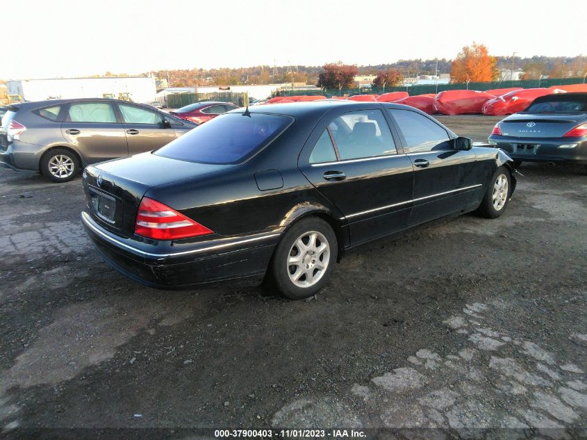 2001 Mercedes-Benz S-Class VIN: WDBNG75J91A139954 Lot: 37900403