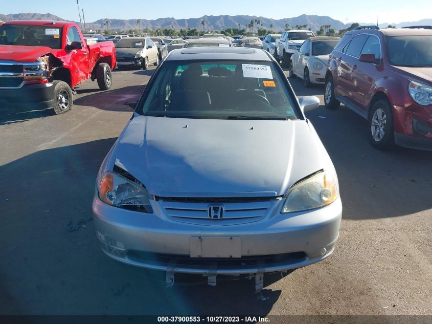 2003 Honda Civic Ex VIN: 1HGES26713L012145 Lot: 37900553