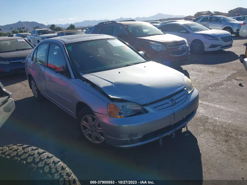 2003 Honda Civic Ex VIN: 1HGES26713L012145 Lot: 37900553