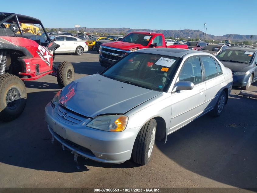 2003 Honda Civic Ex VIN: 1HGES26713L012145 Lot: 37900553