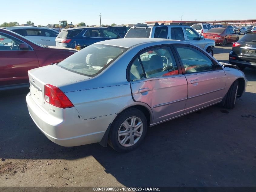 2003 Honda Civic Ex VIN: 1HGES26713L012145 Lot: 37900553