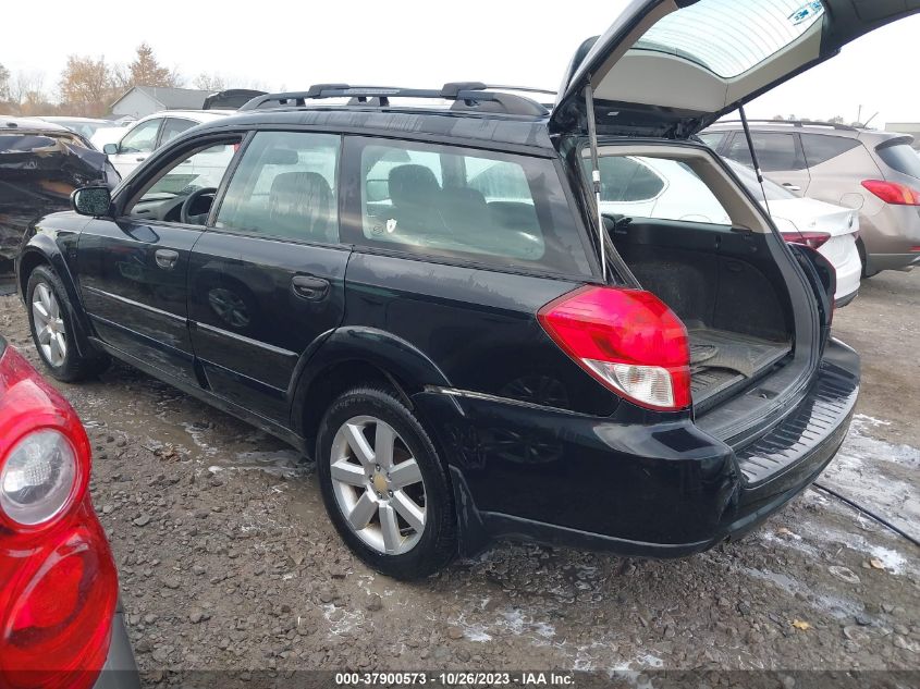 2008 Subaru Outback I/Ll Bean W/Nav VIN: 4S4BP61C687310040 Lot: 37900573