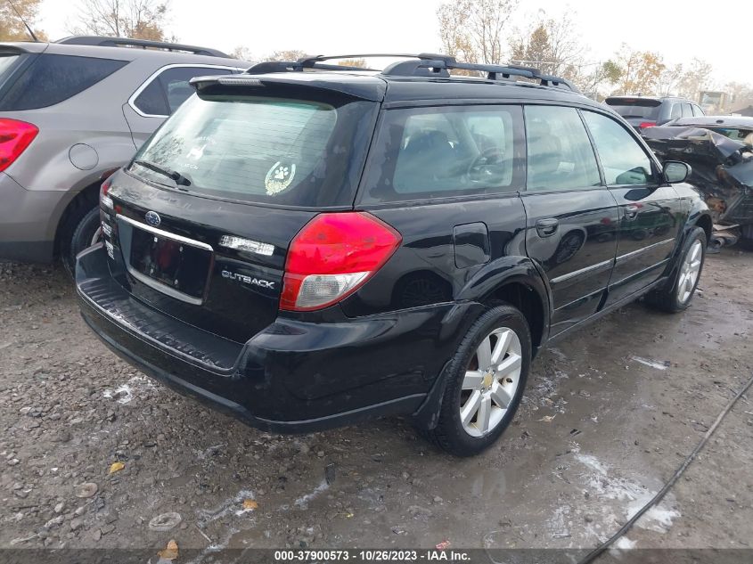 2008 Subaru Outback I/Ll Bean W/Nav VIN: 4S4BP61C687310040 Lot: 37900573