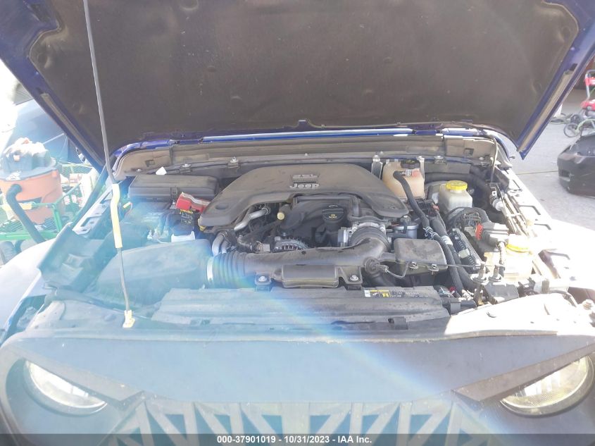 2019 Jeep Wrangler Unlimited Sport VIN: 1C4HJXDG9KW640465 Lot: 37901019