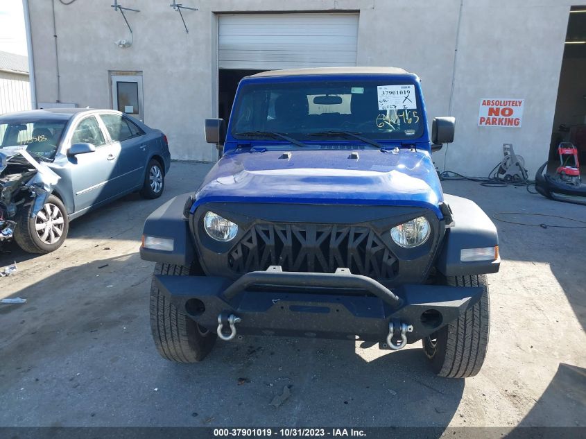 2019 Jeep Wrangler Unlimited Sport VIN: 1C4HJXDG9KW640465 Lot: 37901019