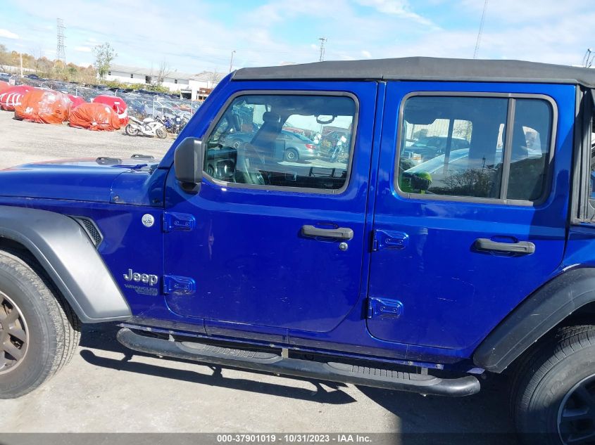 2019 Jeep Wrangler Unlimited Sport VIN: 1C4HJXDG9KW640465 Lot: 37901019