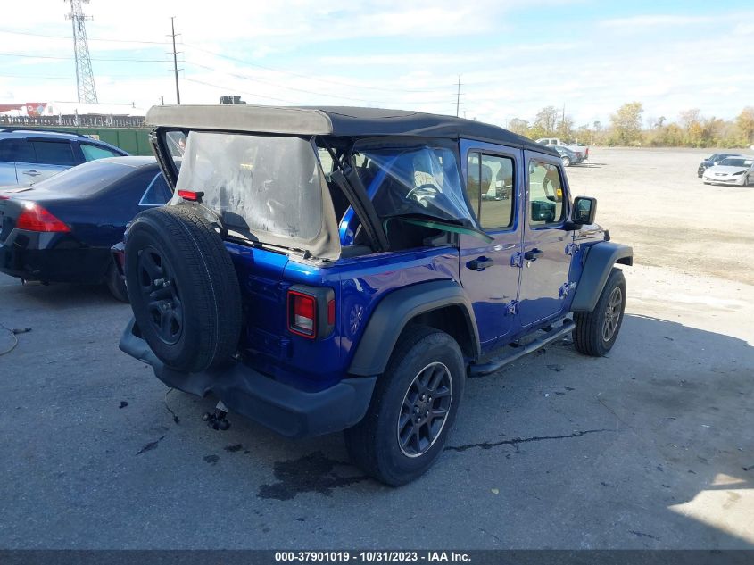 2019 Jeep Wrangler Unlimited Sport VIN: 1C4HJXDG9KW640465 Lot: 37901019