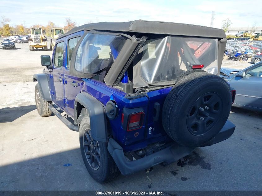 2019 Jeep Wrangler Unlimited Sport VIN: 1C4HJXDG9KW640465 Lot: 37901019