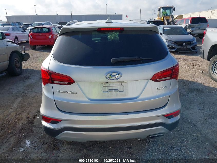 2018 Hyundai Santa Fe Sport 2.4L VIN: 5XYZU3LB1JG523114 Lot: 37901034