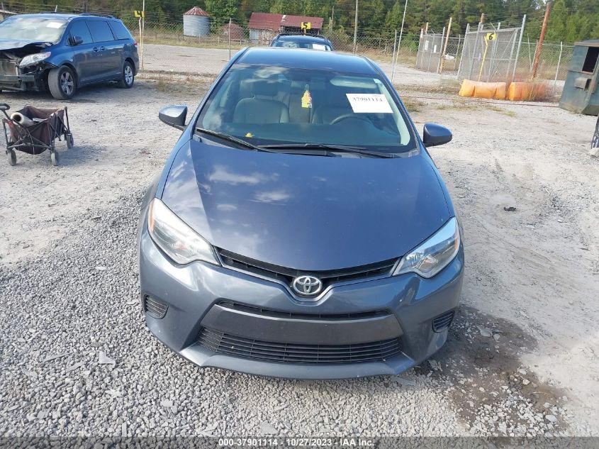 2016 Toyota Corolla Le VIN: 2T1BURHEXGC490934 Lot: 37901114