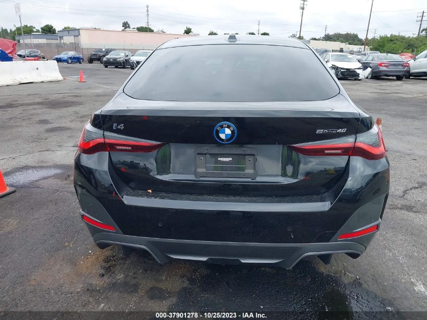 2022 BMW I4 Edrive40 VIN: WBY73AW03NFM94618 Lot: 37901278
