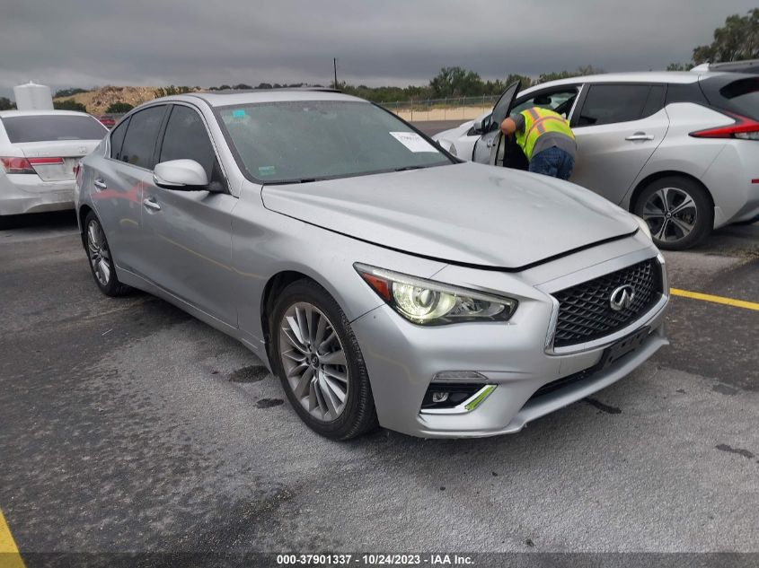 2018 Infiniti Q50 3.0T Luxe VIN: JN1EV7AP4JM355701 Lot: 37901337