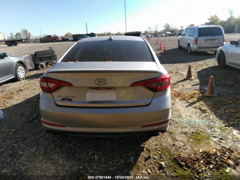 2015 Hyundai Sonata 2.4L Se VIN: 5NPE24AF7FH157143 Lot: 37901440