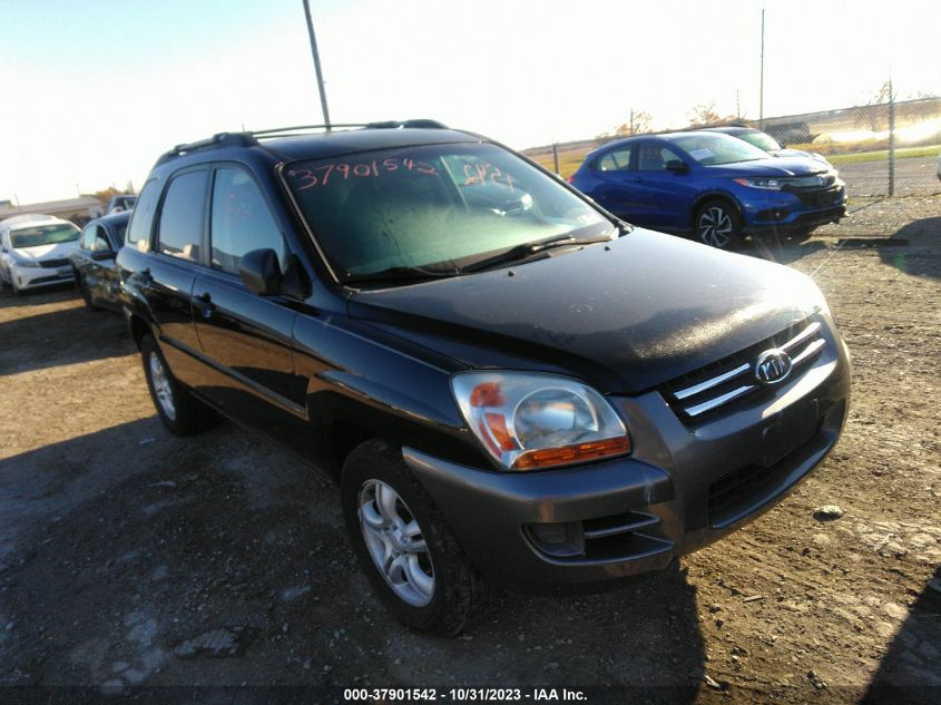 2008 Kia Sportage Lx VIN: KNDJE723287518961 Lot: 37901542