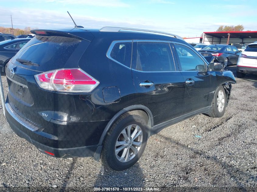 2015 Nissan Rogue Sv VIN: KNMAT2MT1FP550500 Lot: 37901570