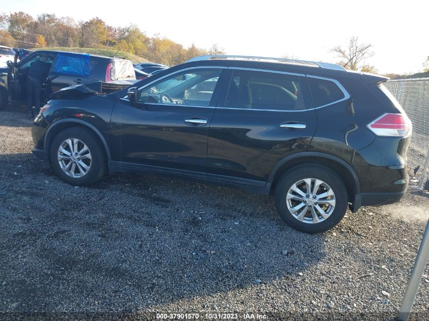 2015 Nissan Rogue Sv VIN: KNMAT2MT1FP550500 Lot: 37901570