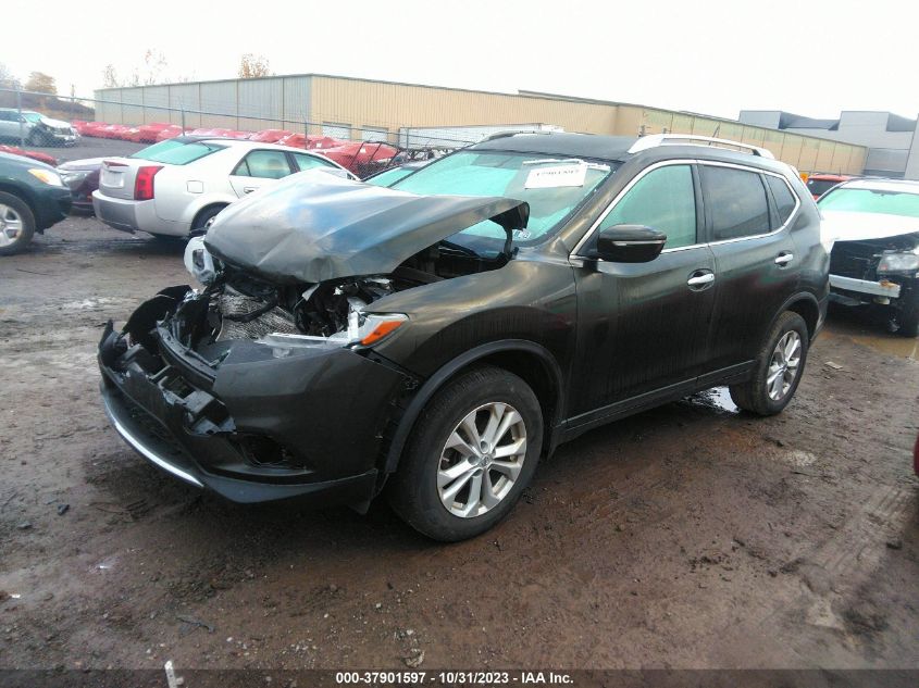 2014 Nissan Rogue Sv VIN: 5N1AT2MV4EC795052 Lot: 37901597