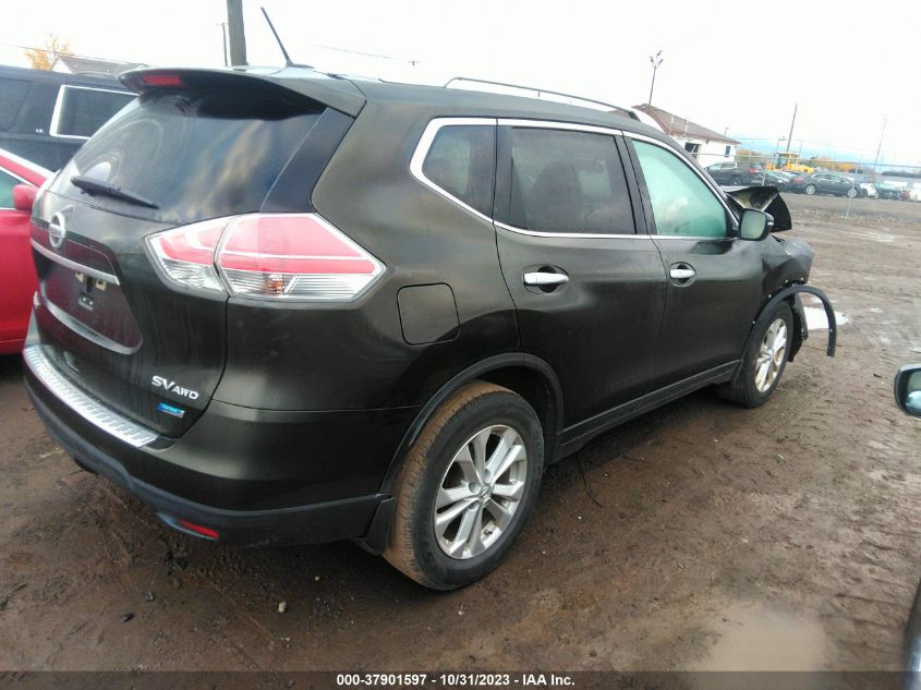 2014 Nissan Rogue Sv VIN: 5N1AT2MV4EC795052 Lot: 37901597