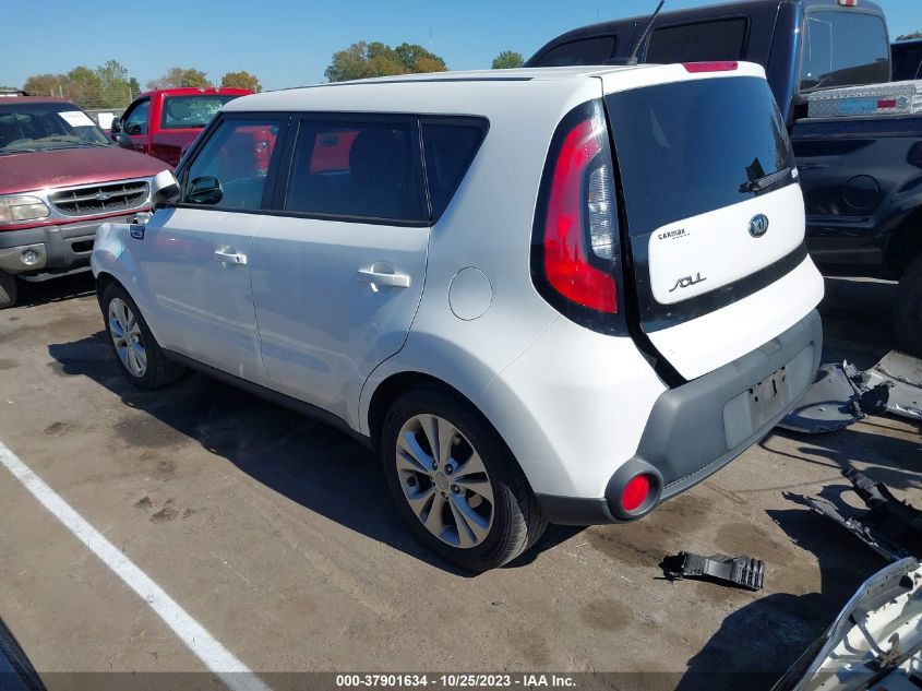 2015 Kia Soul + VIN: KNDJP3A57F7141112 Lot: 37901634