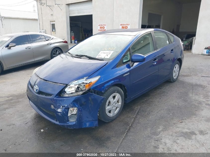 2010 Toyota Prius Ii/Iii/Iv/V/I VIN: JTDKN3DU1A0102885 Lot: 37902030