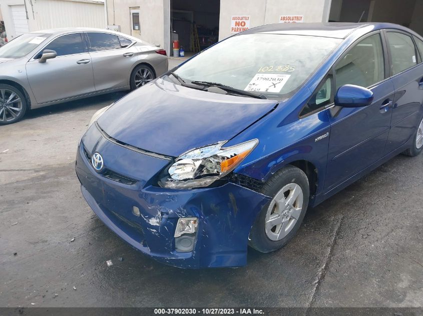 2010 Toyota Prius Ii/Iii/Iv/V/I VIN: JTDKN3DU1A0102885 Lot: 37902030