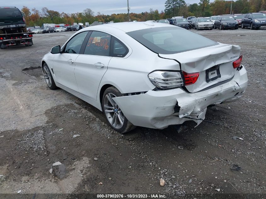 2017 BMW 4 Series 430I VIN: WBA4F7C39HG787917 Lot: 37902076