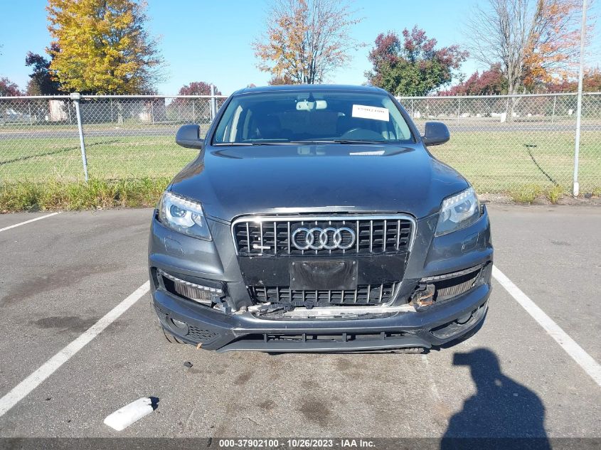 WA1DGAFE0DD005634 2013 Audi Q7 3.0T S Line Prestige