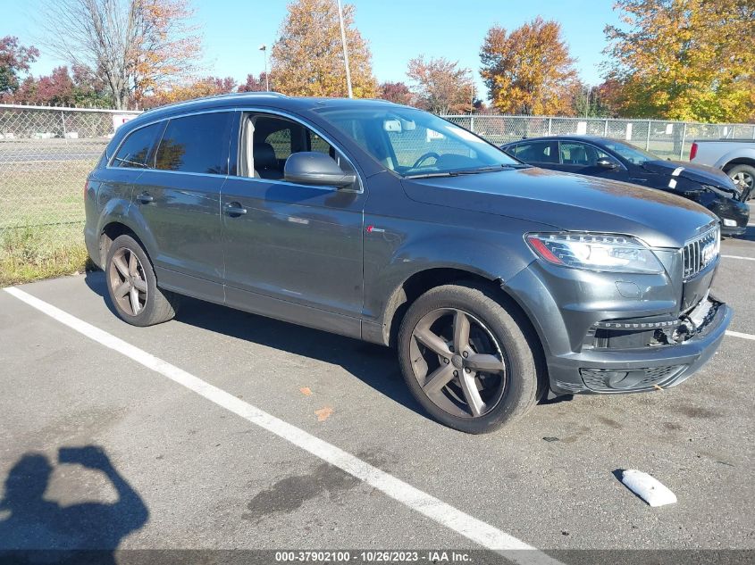 2013 Audi Q7 3.0T S Line Prestige VIN: WA1DGAFE0DD005634 Lot: 37902100