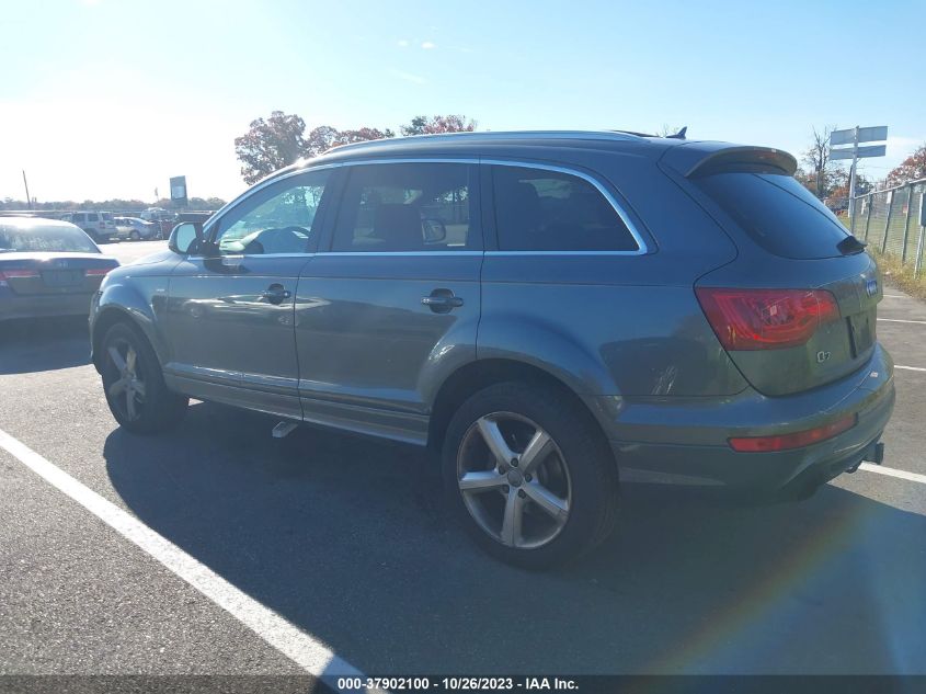 WA1DGAFE0DD005634 2013 Audi Q7 3.0T S Line Prestige