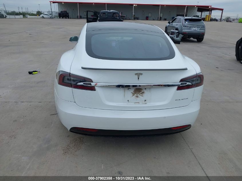 2020 Tesla Model S Long Range VIN: 5YJSA1E27LF360376 Lot: 37902358