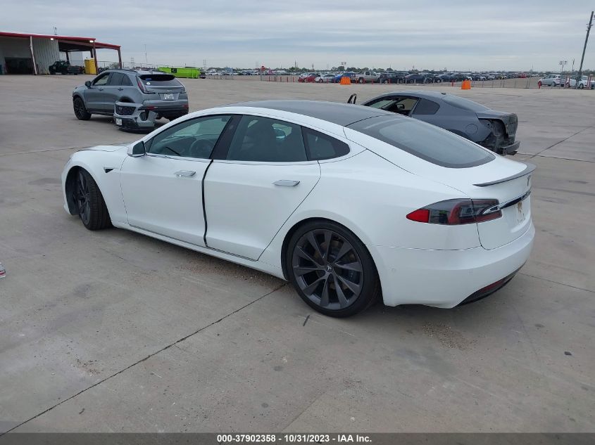 2020 Tesla Model S Long Range VIN: 5YJSA1E27LF360376 Lot: 37902358