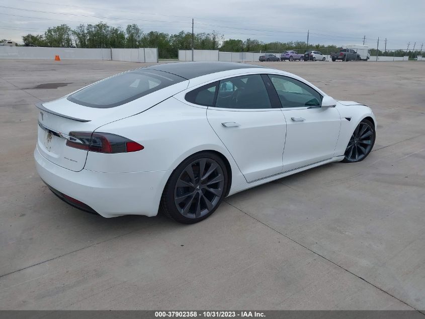 2020 Tesla Model S Long Range VIN: 5YJSA1E27LF360376 Lot: 37902358