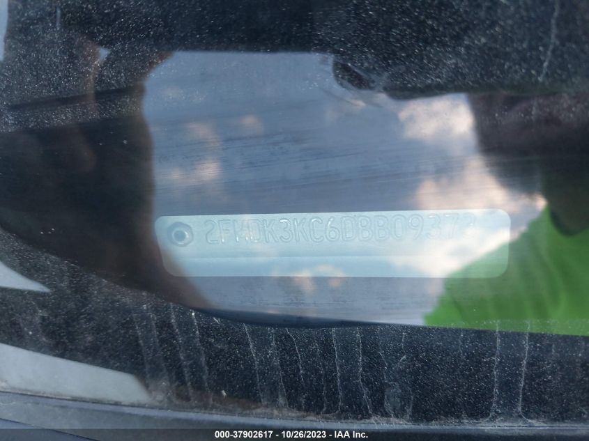 2013 Ford Edge Limited VIN: 2FMDK3KC6DBB09373 Lot: 37902617