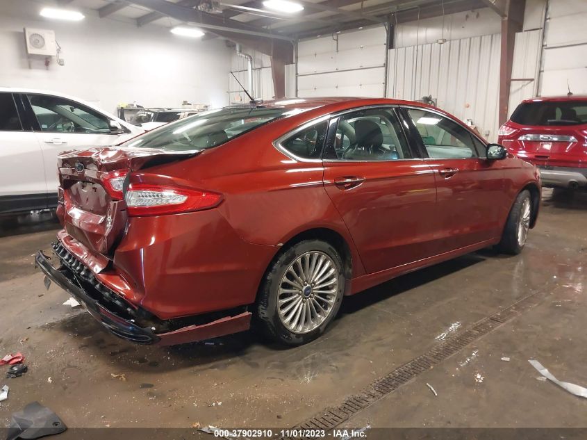 2014 Ford Fusion Titanium VIN: 3FA6P0K98ER131479 Lot: 37902910