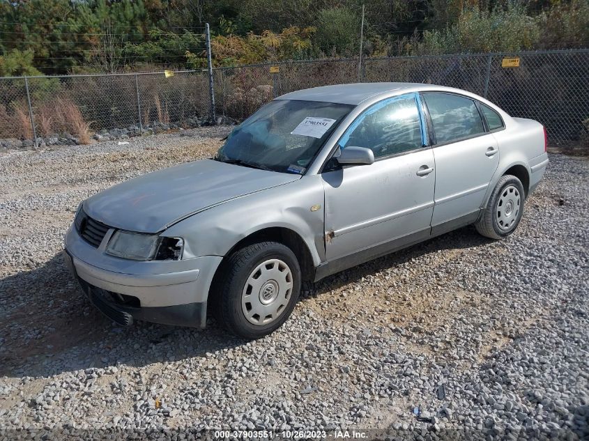 1999 Volkswagen Passat Gls VIN: WVWMA63B7XE517615 Lot: 37903551