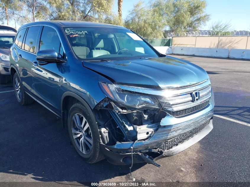 2018 Honda Pilot Ex-L VIN: 5FNYF6H54JB013745 Lot: 37903659