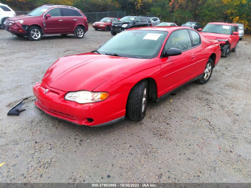 2003 Chevrolet Monte Carlo Ls VIN: 2G1WW12E339305602 Lot: 37903995